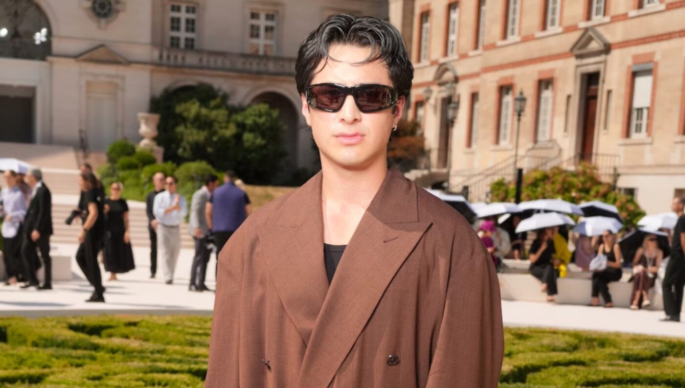 Hudson Williams Beats the Heat at Balenciaga's AW26 Couture Debut