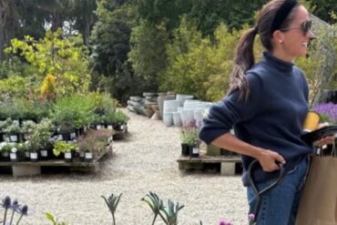 Meghan Markle Swaps Duchess Dressing for Denim on a Garden-Center Run