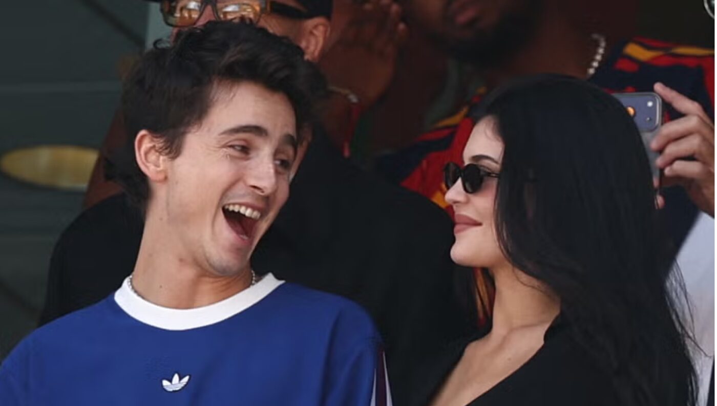 Timothée Chalamet and Kylie Jenner marked World Cup Final kickoff with a sweet moment from their skybox seats