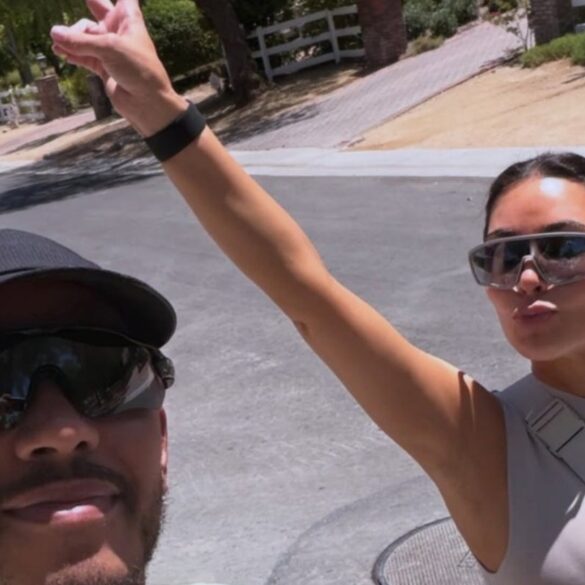 Lewis Hamilton Shares Intimate Photos With Kim Kardashian During ‘Recharging’ Time