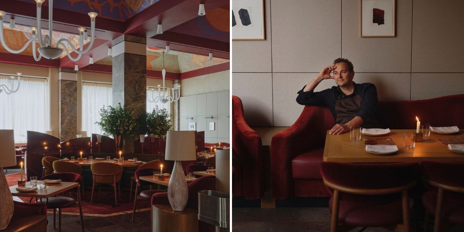 Daniel Humm Opens His First Standalone Manhattan Restaurant Beneath a Francesco Clemente Ceiling